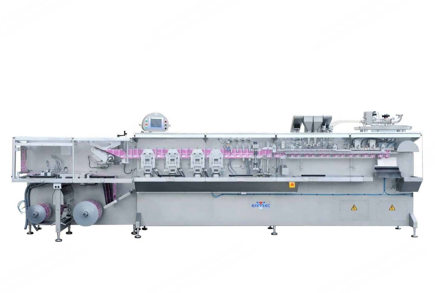 Effytec, HB-16-STU-S-CV, 2018, Form Fill and Seal Pouch Machine, with Corner Spout, Stainless Steel