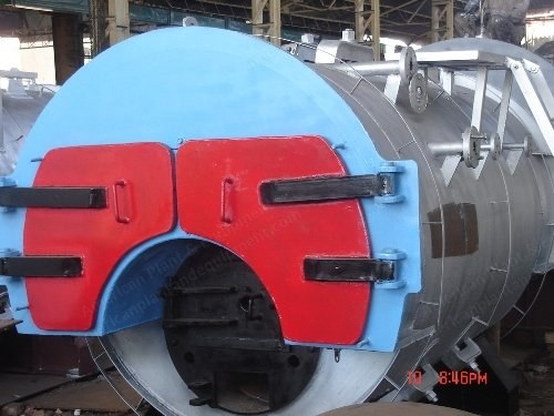 Alankar, AWB-60 Gas, Gas Fired Boiler, 6000 kg/hr, 10.54 kg/cm2, 5000x3800x4200mm