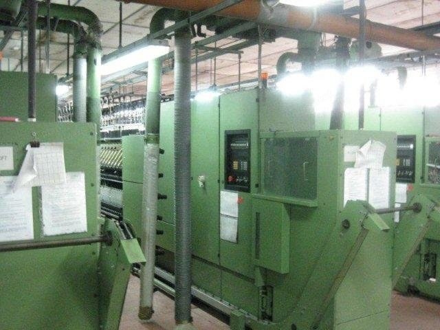 CSM, 2115K, 1996/1998, Worsted Ring Spinning Machines, 640/768 Spindles, Gauge 75mm, Ring Diam. 52mm