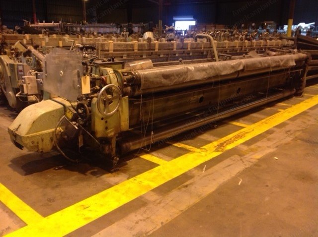 Sulzer, P7100, 220" Working Width, Polypropylene Weaving Looms, Single Color, D-12 Projectiles