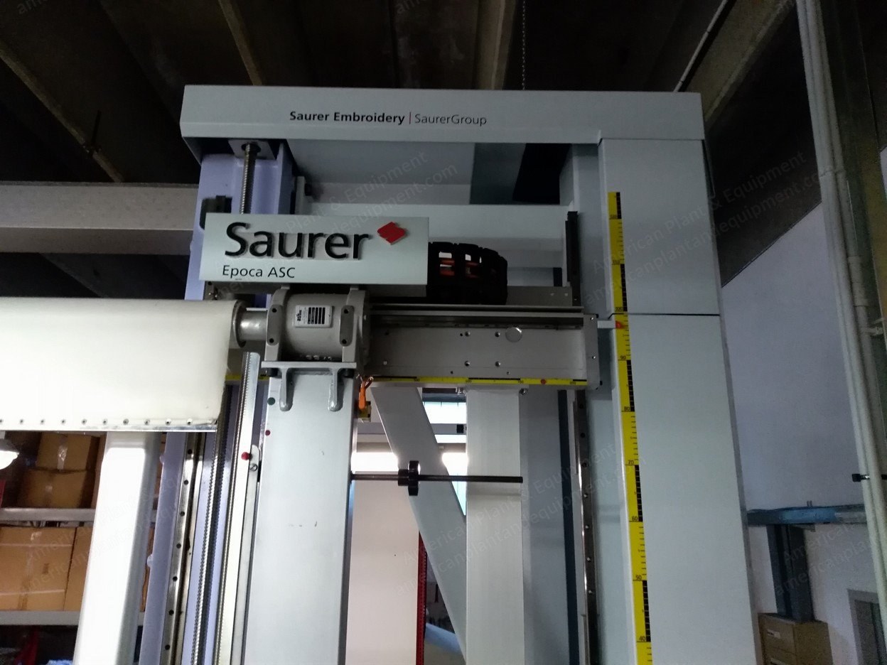 Saurer, Epoca ASC, 15 Yards, 14500mm Embroidery Width, 552 Needles, 390 SPM
