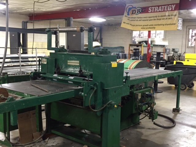 McNeil-Femco, Automatic Die Cutter, 57 inch Bed Width, 60 Tons Capacity, Belt Feed