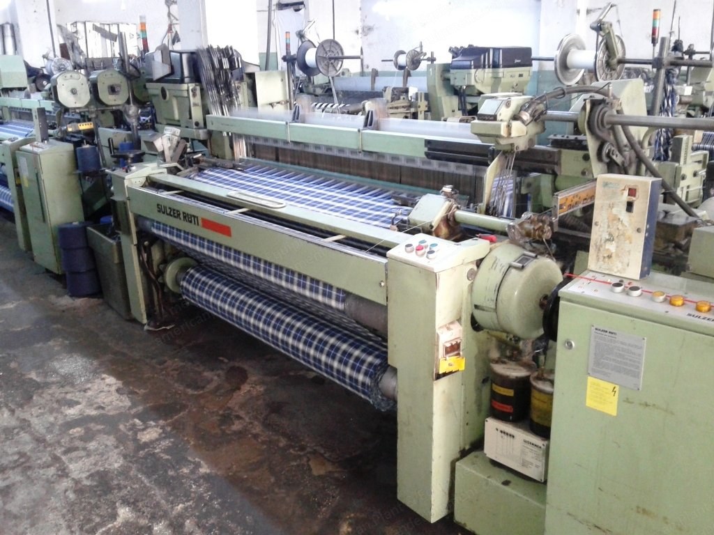 Sulzer, G6100, 1989/1990, Dobby Weaving Loom, Width 1900mm, 10 Frames