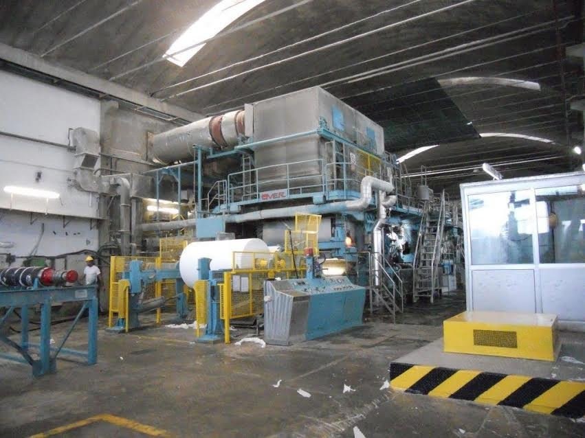 Over Meccanica Tissue Machine, 1972, 2000mm Width, 50 TPD Capacity, 1100 m/min Speed