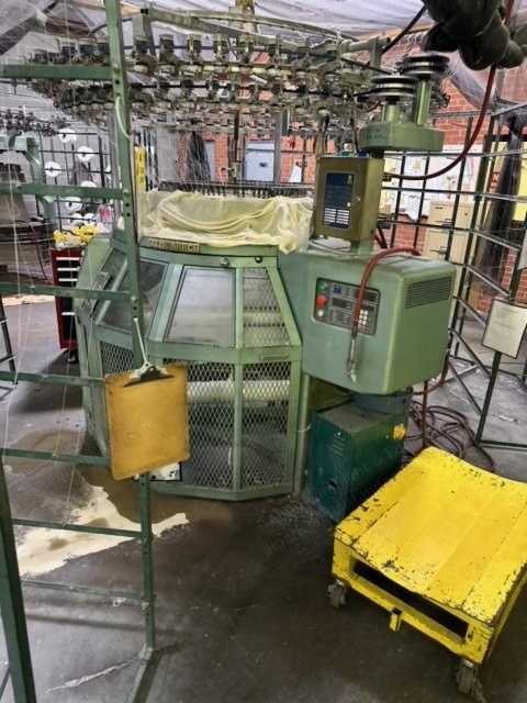 Complete Plant for the Production of Fire Protection Socks for Mattresses, with Monarch and Vignoni Knitting Machines, Kenyon Tenter Frame