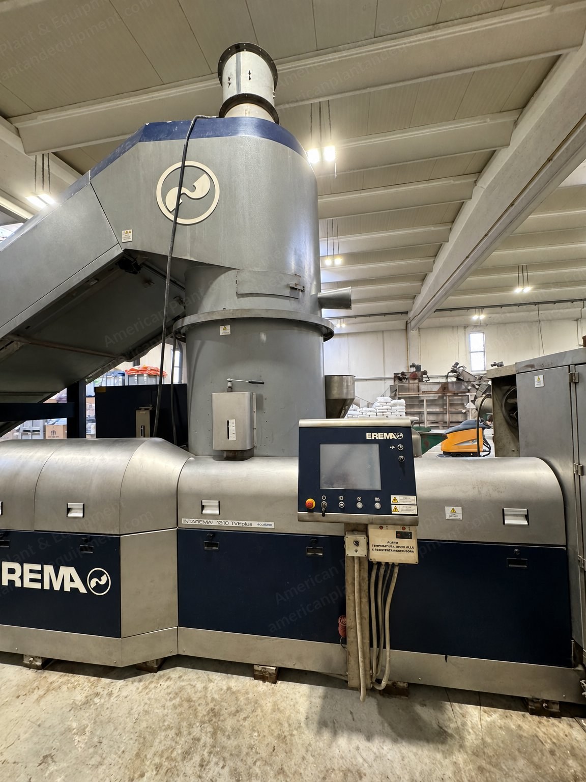 Erema, Intarema 1310 TVE Plus, 2015, Plastic Recycling and Repelletizing Line, 100 mm Screw, 600 kg/h