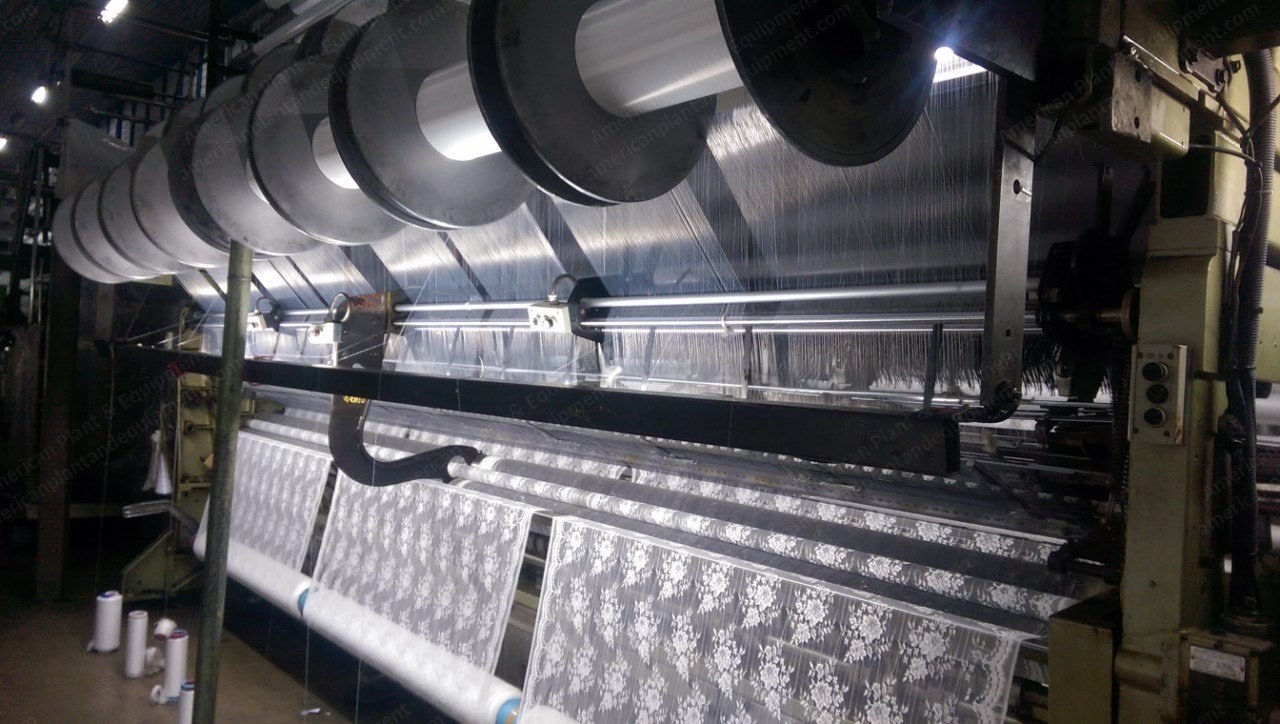 Karl Mayer, MRSS 25/32, Raschel Lace Knitting Machines, 18E Gauge, 190" Width