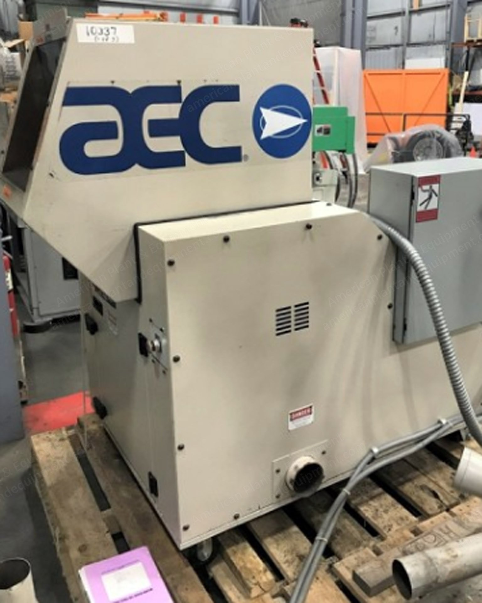 AEC, GP1218, Granulator, 15 HP, 12" x 18" Feed Opening, 3 Blades, with Blower, Cyclone & Dust Collector