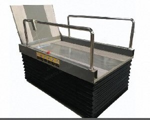 NovaStar, MH204, 1000mm Low-Rise Portable Scissor Lift, 300kg Capacity, 1495x800mm Table, Aluminum