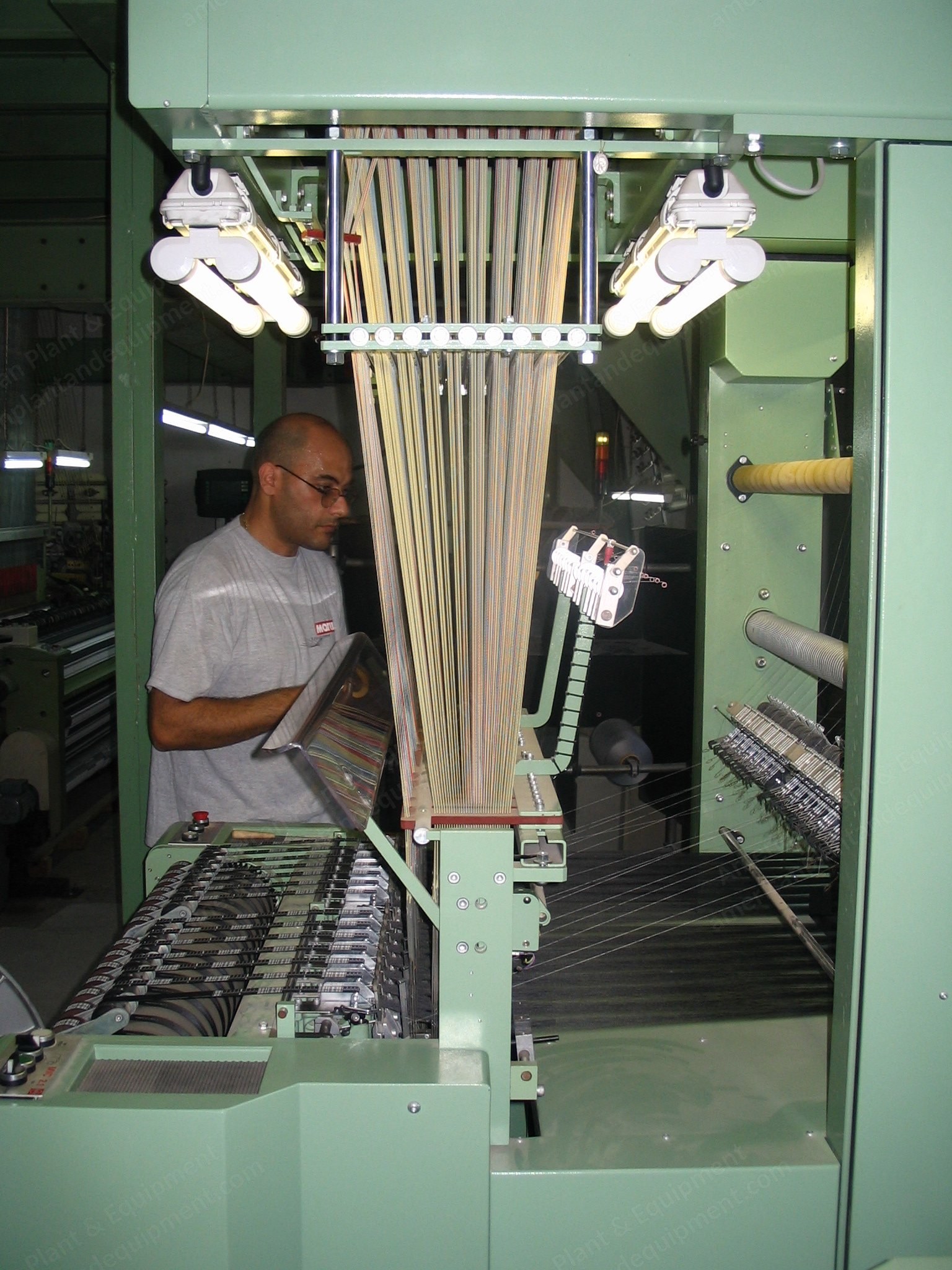 Muller, MVC2.1-150, 2004, Label Jacquard Loom, 14 Repeat of 25mm, 320 Hooks