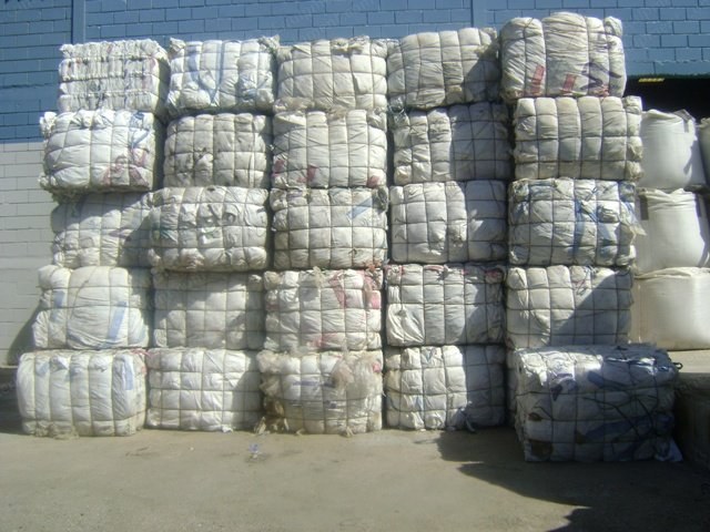 Raffia Bags and PVC Soft White Clean Plastic Scrap