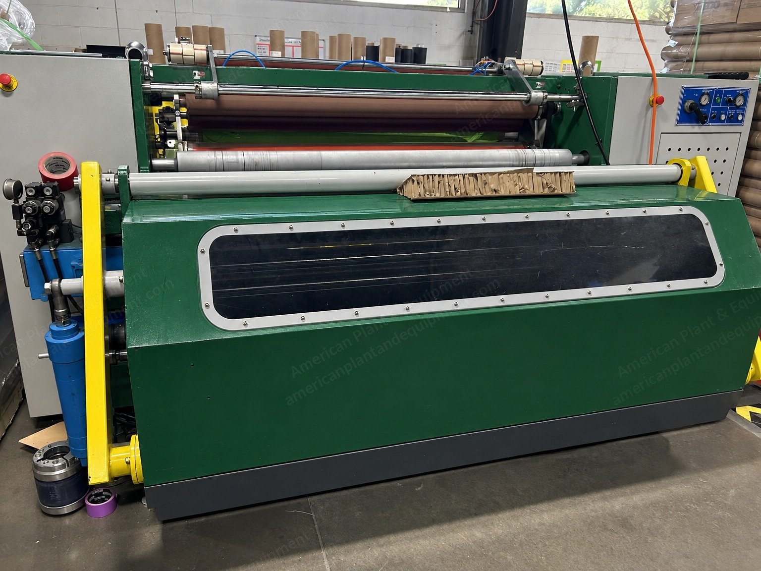 Webtec, 2018, Slitter Rewinder, 62 inch Web Width, Hydraulic Sound Hood