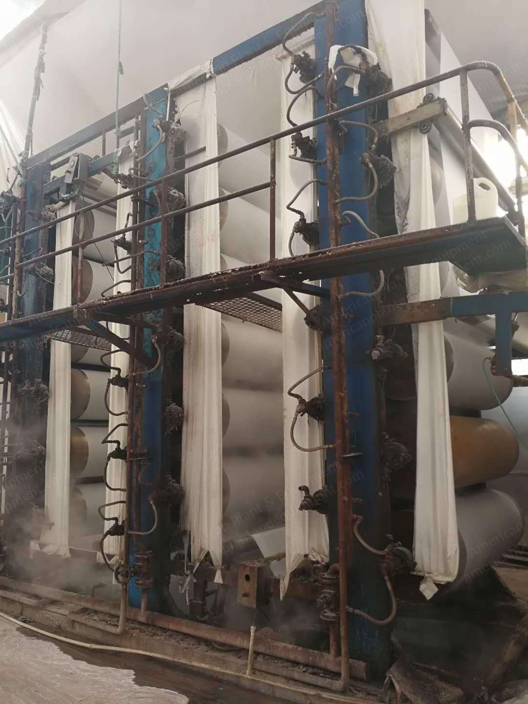 Xinlian Roller and Clip Mercerizing Machine, 2004, 1800mm Working Width, 24 Pairs of Rollers, 30 Dry Cylinders