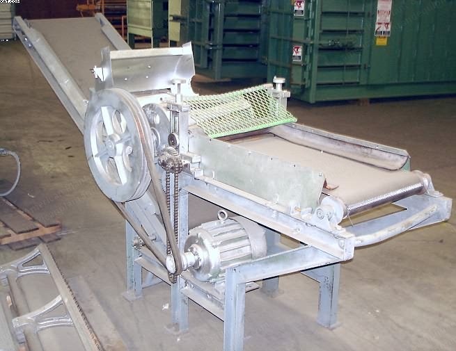 Rotary Cutter, 20 inch, 4 Blades, 30 inch In-Feed Conveyor, 6 foot Discharge Conveyor, 5 HP