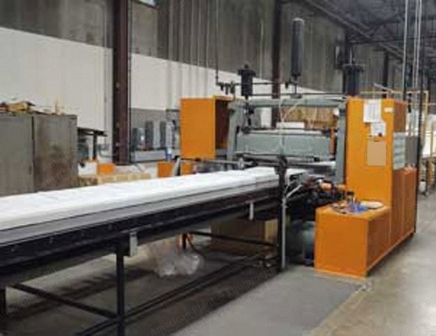 Automatic Electric and Pneumatic Beam Press, 60x36in Cutting Head, Gear and Clutch Driven