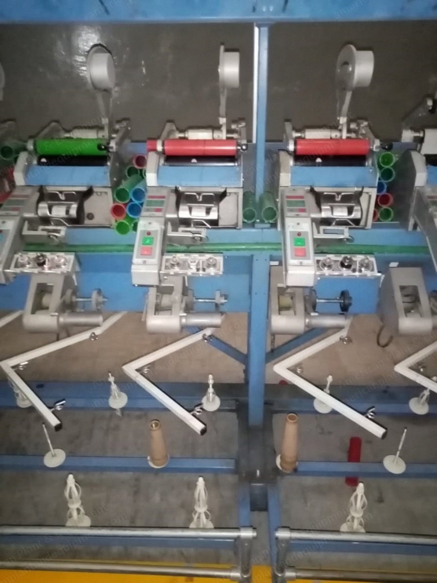 Rite, Re-Flex MT, 2013, Precision Cone to Cone/Package Winder, 60 Spindles, Waxing Device, Electro Jet Blower