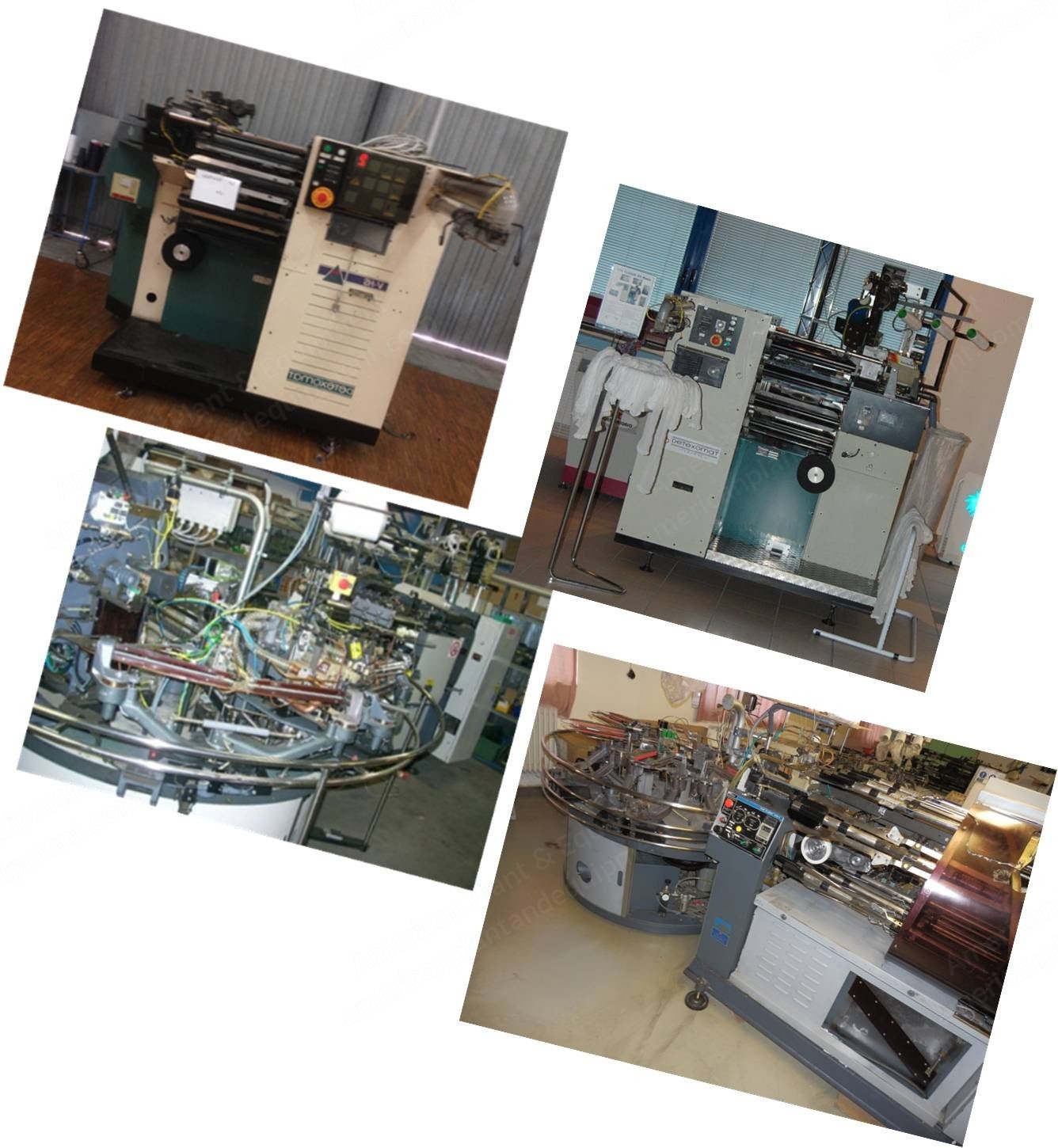 Takatori, Detexomat, Solis, Sewing and Toe Closing Machinery for Stockings