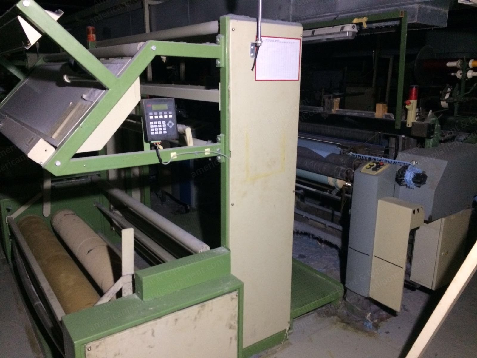 Picanol, Gamma 8R, 1996, Rapier Dobby Loom, 1900mm Width, 8 Colors, Staubli 2670 Electronic Dobby