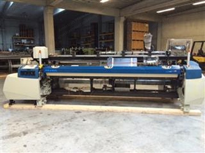 Picanol, Omniplus800-2-R-340, 2005, Air Jet Weaving Loom, 3400mm Working Width, 2 Colors, Staubli Dobby 2871