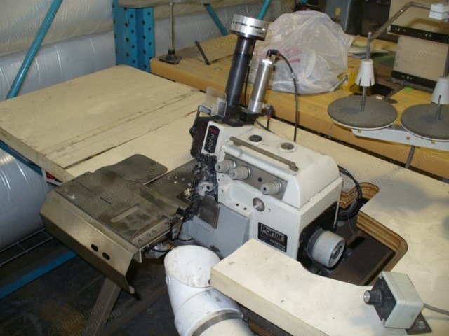 Porter, Serger Flanger, 2002, with Table and Needle Positioner