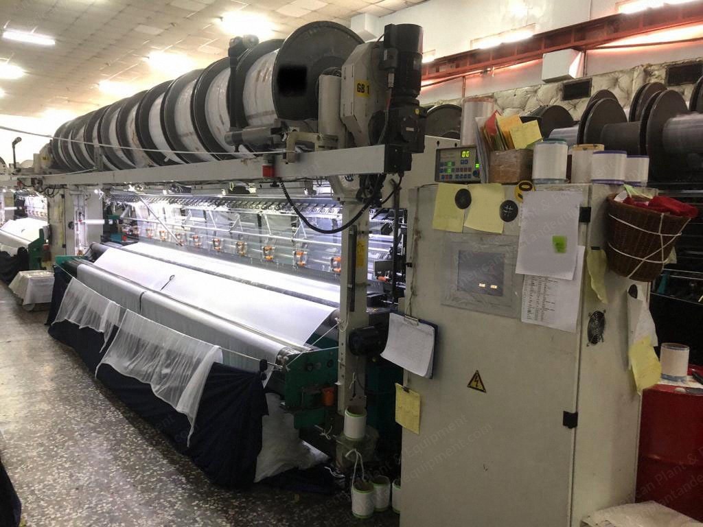 Karl Mayer, HKS Tricot Machines, 2003 to 2010, 170" to 210" Width, 28 Gauge