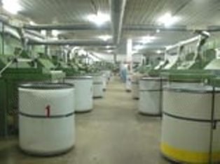 Zinser, Complete Ring Spinning Plant, 2000, 8400 Spindles, 12 Tons/Day Capacity