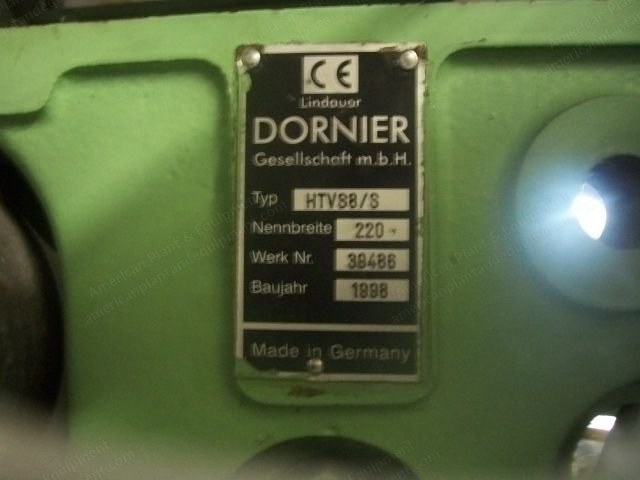 Dornier, HTVS 8/S, 1998, 220cm Nominal Width