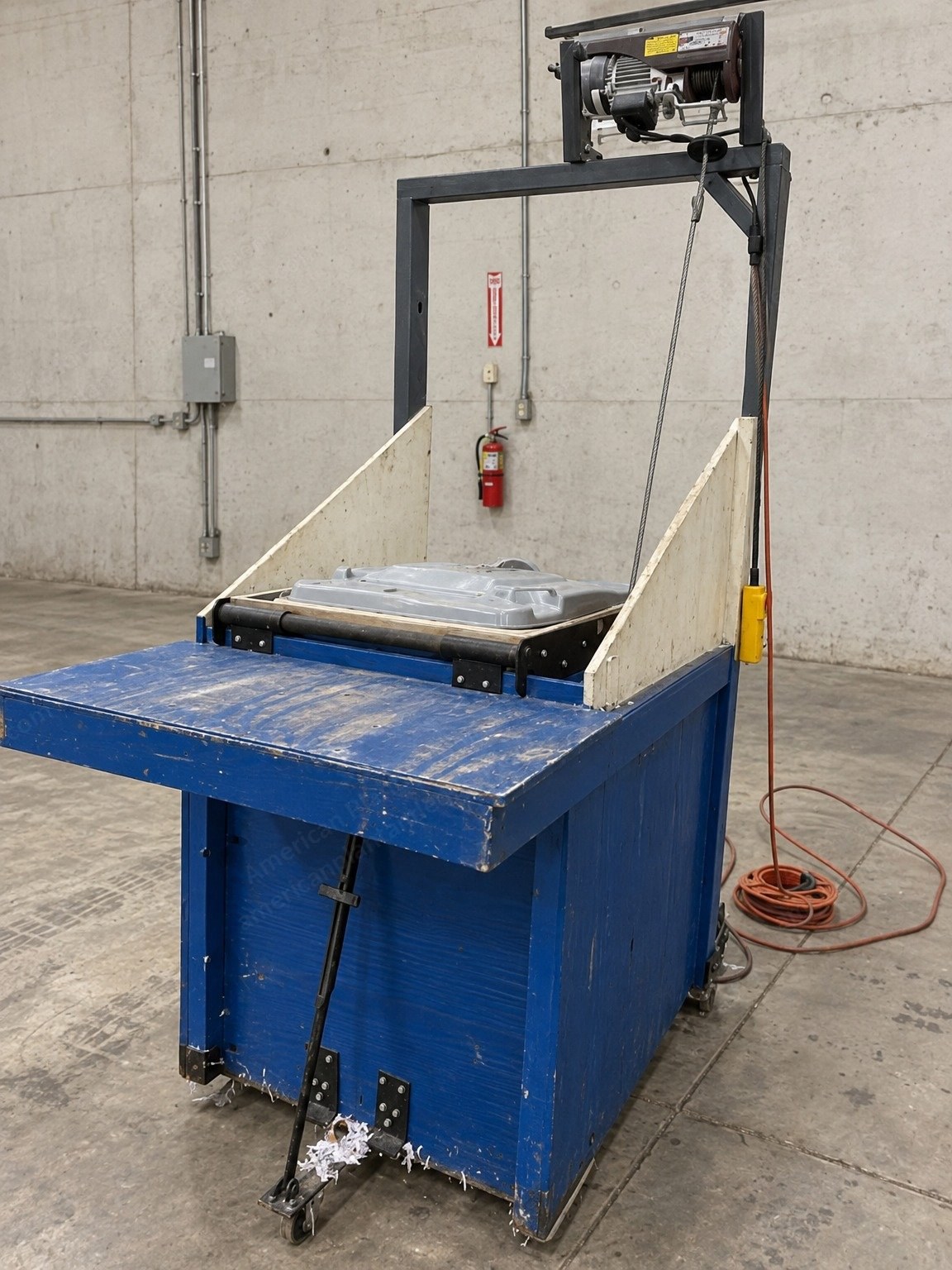 Allegheny and Marathon, 16-150C and 7230HD, 2014, Paper Shredder with Vertical Baler, 10 HP, 1,250 Pounds Per Hour