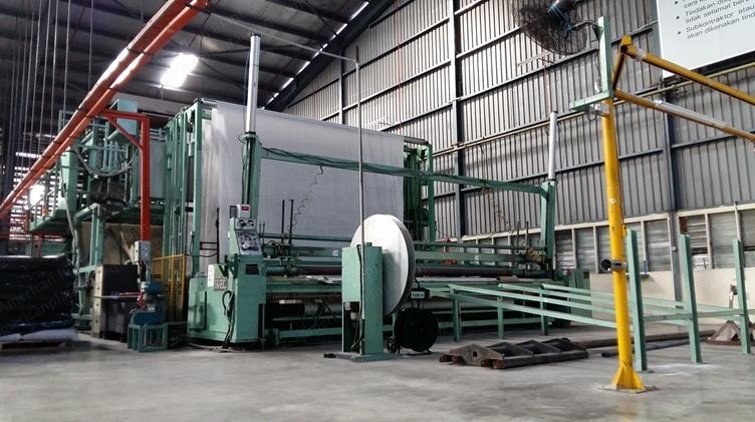 Complete Geotextile Plant, 5500mm, 1994, 800 kg/h, Dilo Needle Looms
