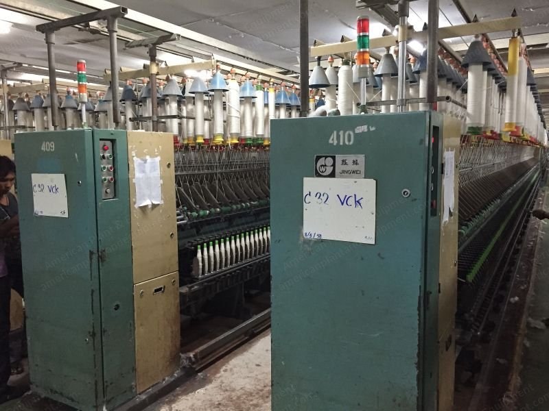 Jingwei, F1518, 2000, Ring Spinning Frame, 480 Spindles, 70mm Spindle Gauge, 42mm Ring Diameter