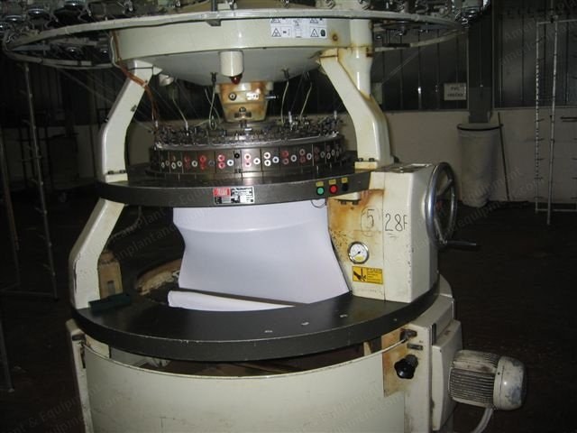 Circular Knitting Machines, Used Lot, 1975–2007, Multiple Brands/Gauges, 20E–28E, 30"–38" Width