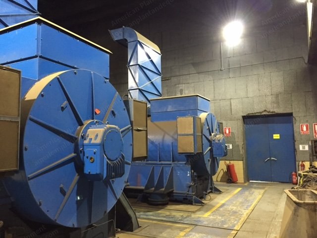 Wartsila, 16V32E, 1995, 8000 kVA, 6750 kW, 6000V, 50Hz, HFO