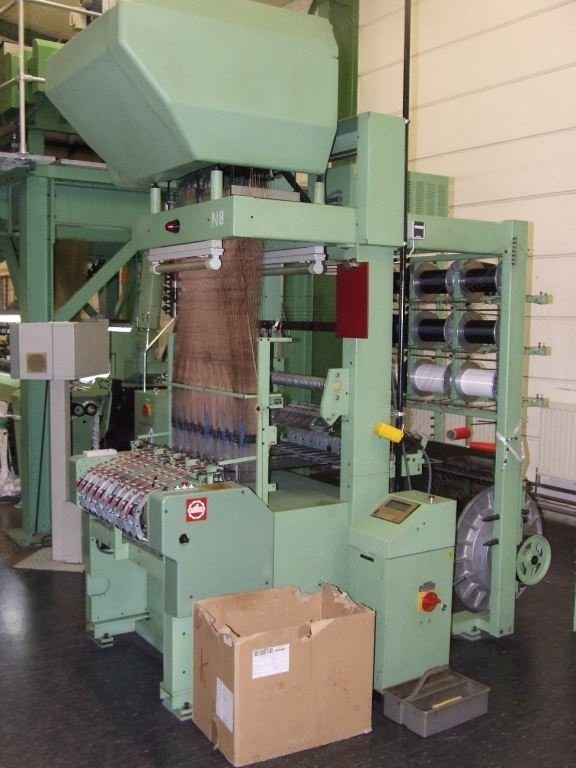 Muller Frick, MVC 150/9/36, 1994, Label Weaving Loom, Jacquard, 9 Ribbons, 36mm Width