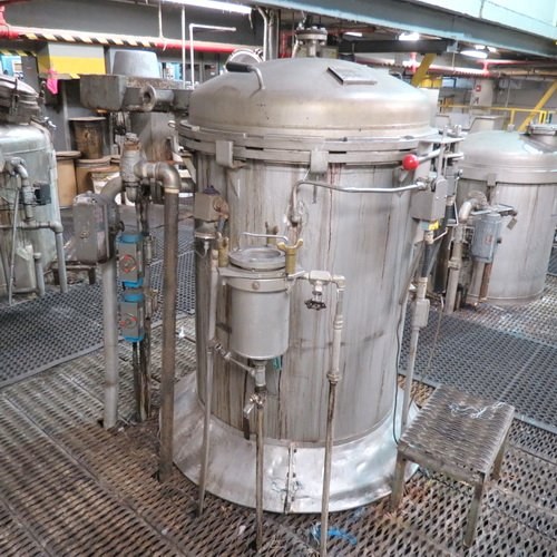 Gaston County & Callebaut de Blicquy Package Bobbin Dyeing Machines, 8-Machine Lot