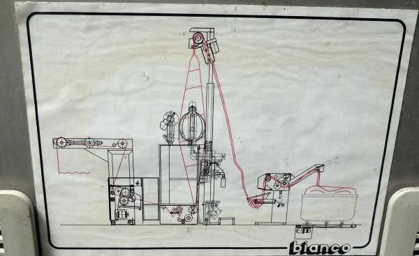 Bianco Rope Opener, Slitter, Padder, 2400mm, 2003