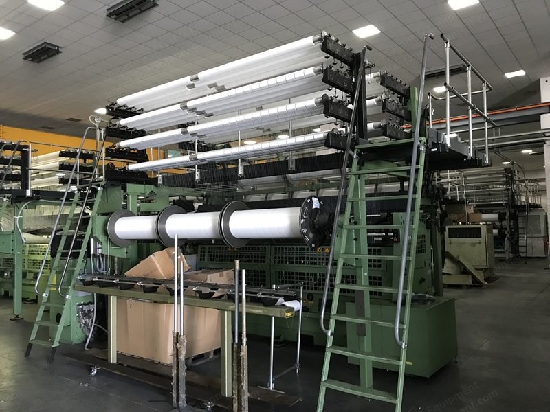 Karl Mayer, MRES 33 SU, 1995 to 1997, 132" (3352mm) Working Width, Gauge 48, Raschel Warp Knitting Machines