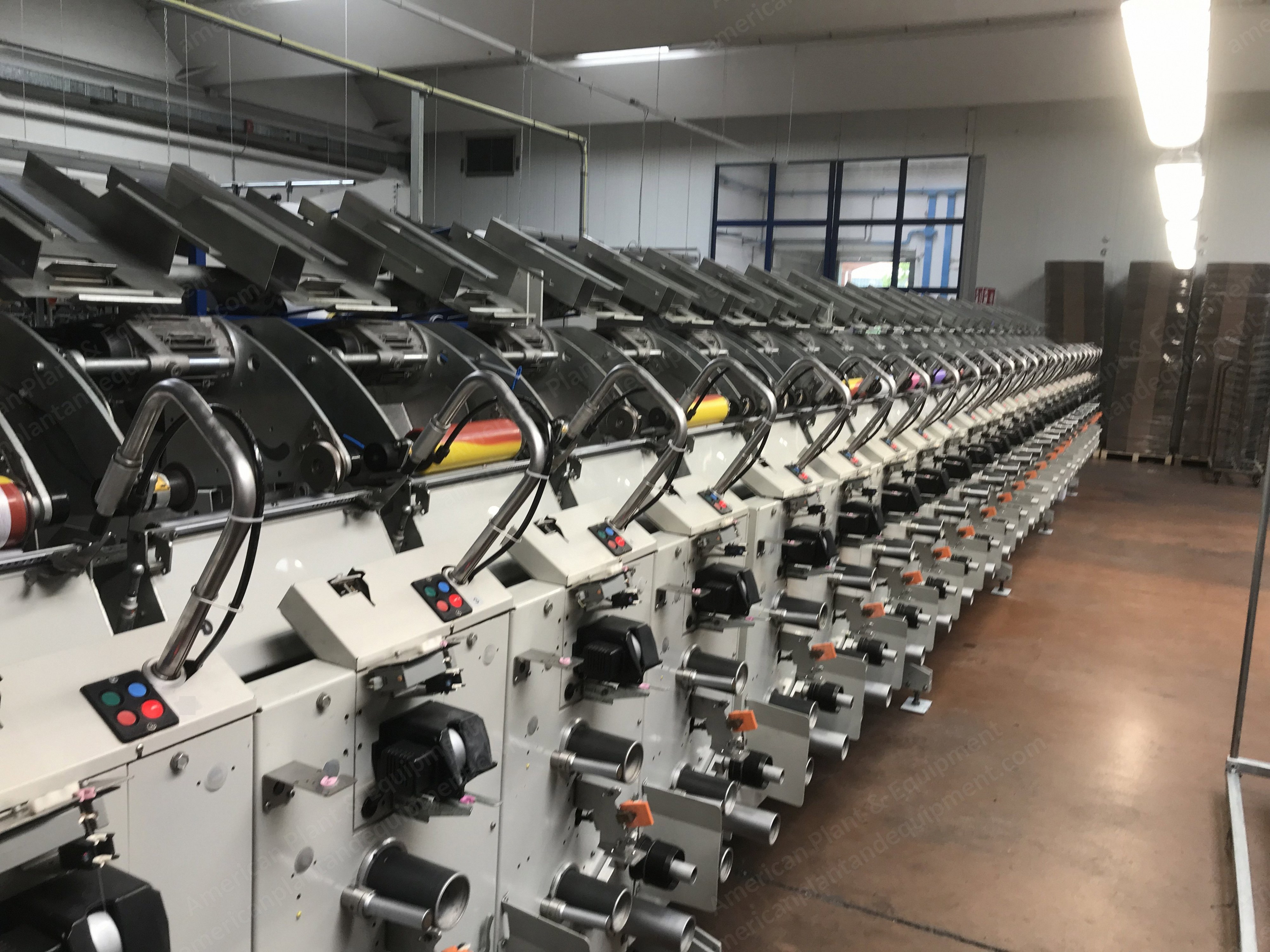 SSM, DP2-C, 2009, Air Covering Machine, 25 Positions, Heberlein Jets, Autodoffing