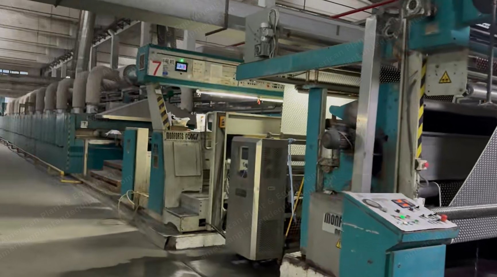 Monfongs, 2008, Stenter, Width 2600mm, 10 Chambers, Oil Heated