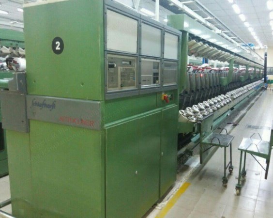Schlafhorst, 238/146, 1992, 60 Spindles, Round Magazine, Loepfe TK 740AC Yarn Clearer