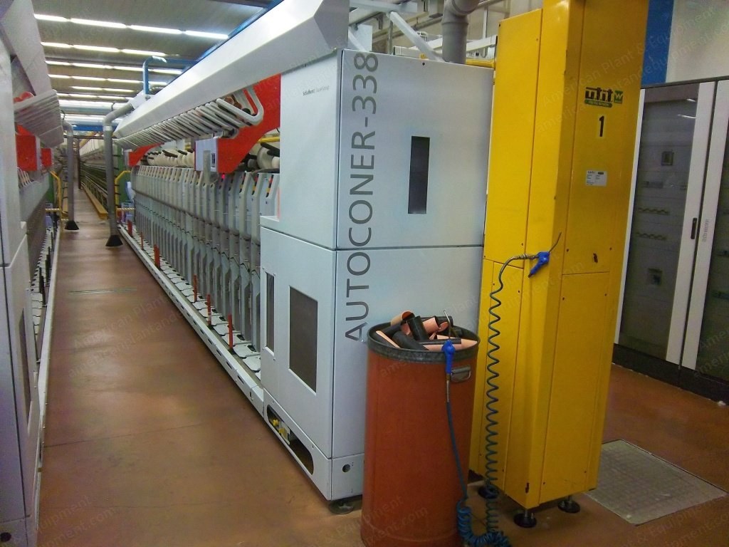 Schlafhorst, 338 V, 2002, 28 Heads, Uster Quantum Clearer, Water Splicer, 400V