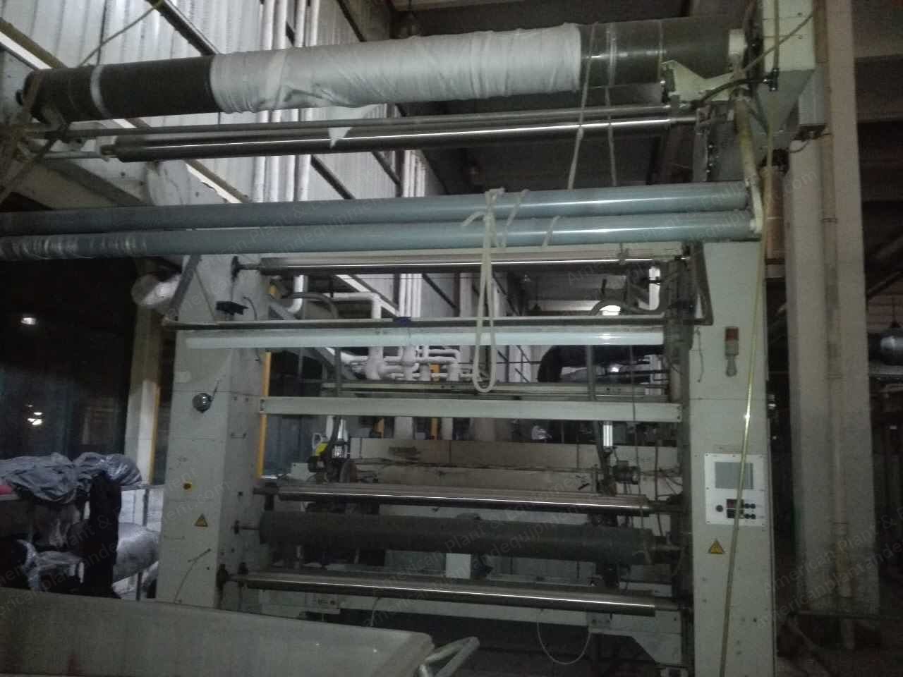 Bruckner Stenter, 2010, 2600mm Working Width, 9 Chambers, Oil Heated, Vertical Pin Chain