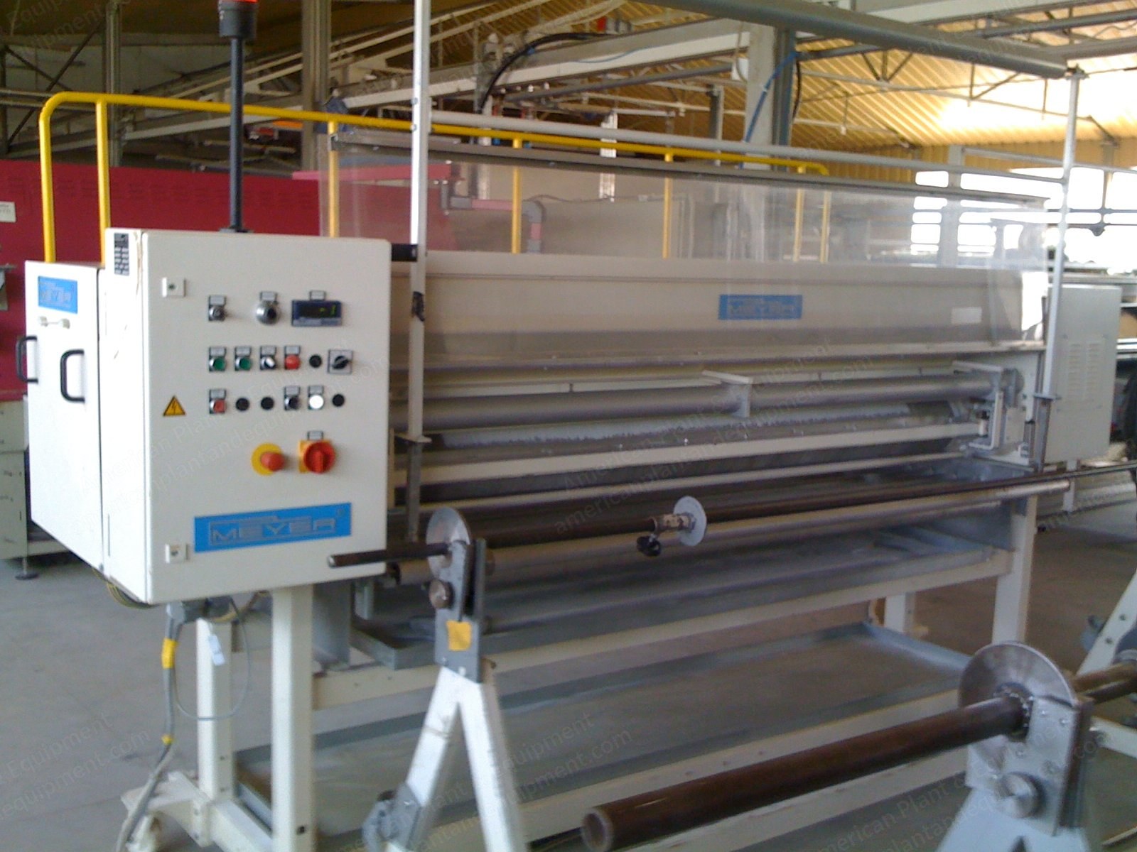 Meyer, Lamination Line, 2003, Working Width 2500mm, with Powder Scattering Unit