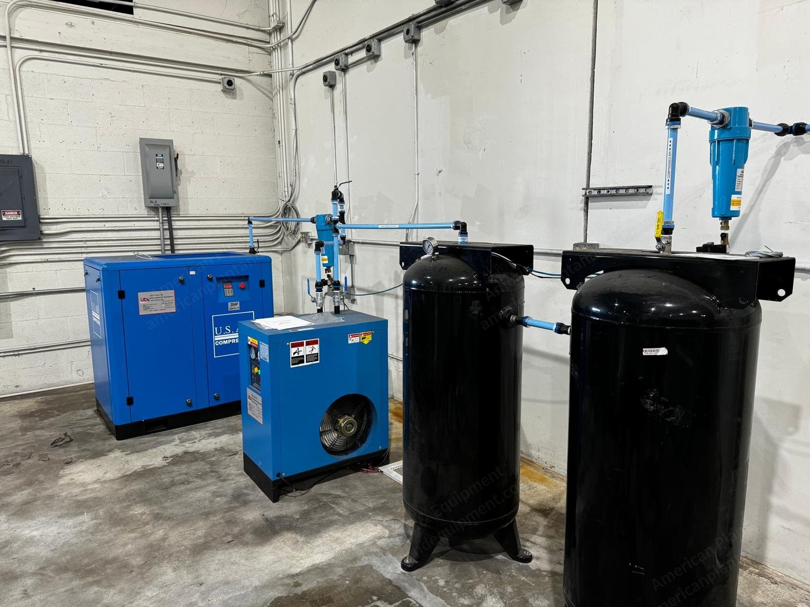 US Air Compressor, USAIR-US20D1, Rotary Screw Air Compressor System, 2022