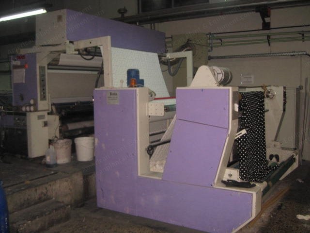 Reggiani Rotary Printing Machine, 1991, 1950mm, 6 Colors, Gas Dryer, Special Entry for Knits