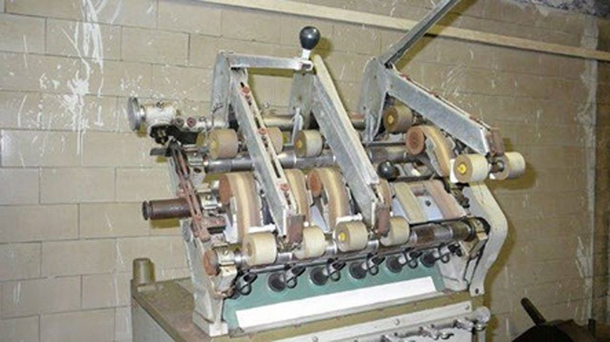 Edera, Sample Spinning Machine, 1980, 6 Spindles, Pitch 82.5mm, Ring-Ø 56mm
