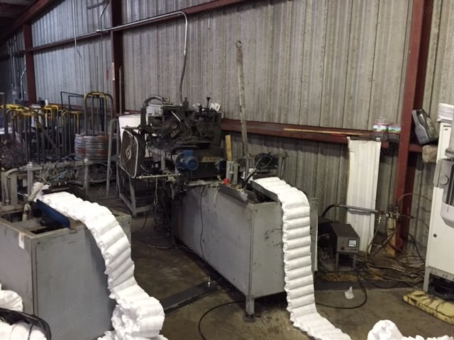 Pocket Coil Assembling Machine and Cutter, 2010, Capacity 60 to 100 Coils