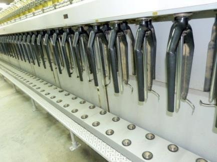 Toyota, FL100, 2002, 120 Spindles, 440mm Spindle Length, Closed Flyer, 20x48 Inches Feed Can Size