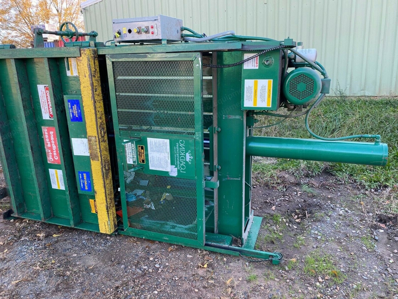 Load King, 60 Inch Vertical, Cardboard Recycle Baler, 208V, 3 Phase