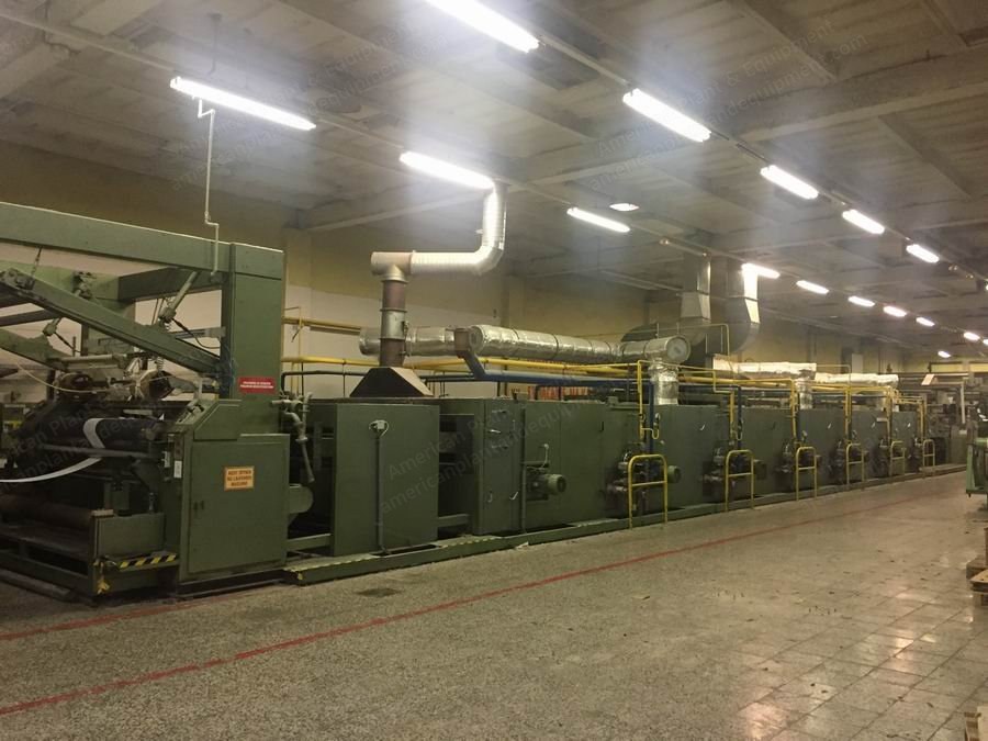 Bruckner, Stenter, 1980, 2200mm Working Width, 6 Chambers, Gas Heated