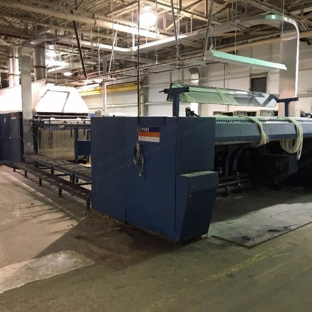 Benninger Terry Sizing Machine, 1998, 130" Usable Head Way, 10 Dry Cans, Double Dip Size Box